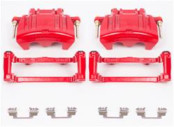 Red Performance Front Brake Calipers 05-up LX Cars V6, 5.7L - Click Image to Close